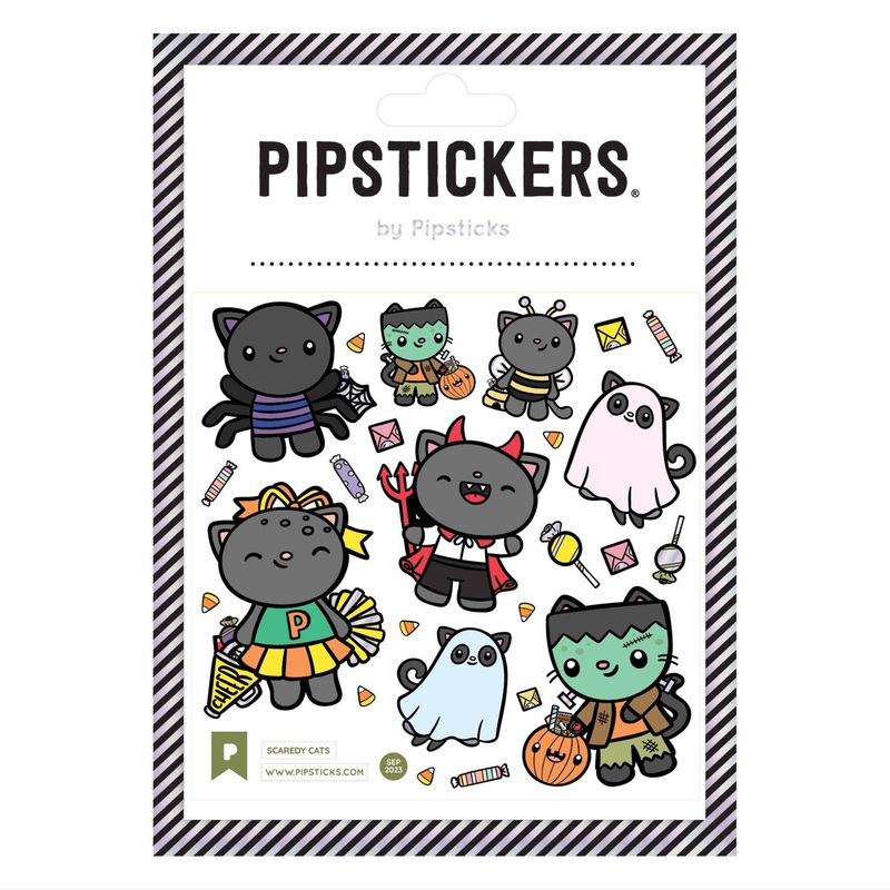 Pipsticks Scaredy Cats Stickers