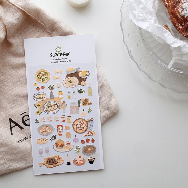 Suatelier Design Stickers – Food Trip #1