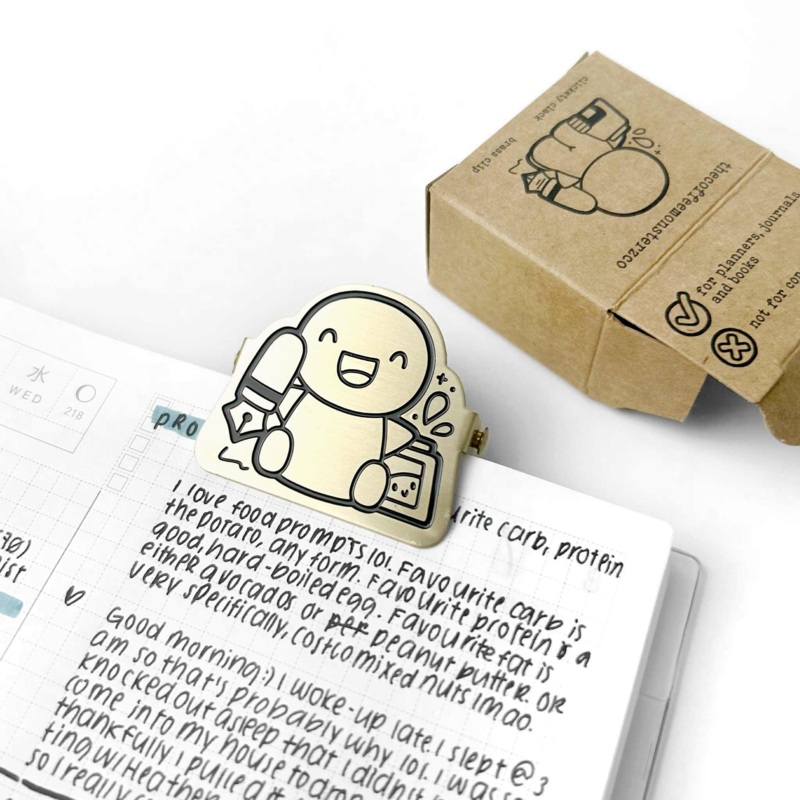 TheCoffeeMonsterzCO Pen & Ink – Brass Clip