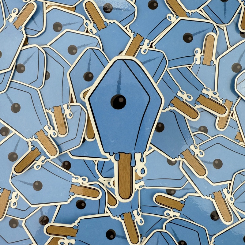 Atlas Stationers Sticker – Blue Drip