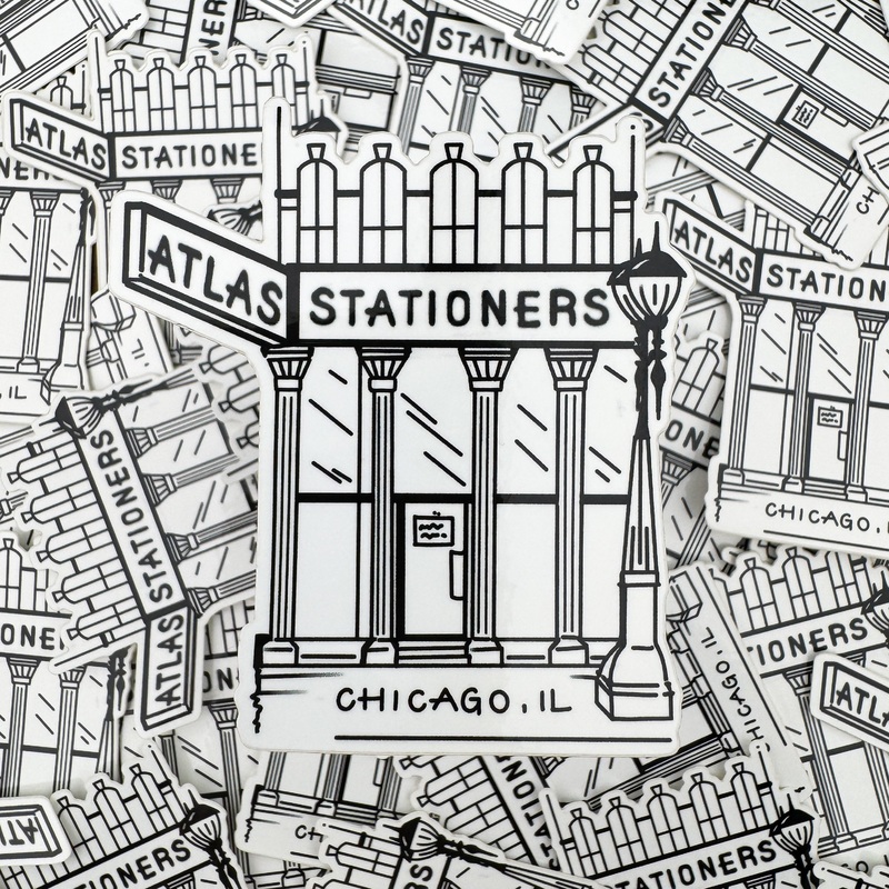 Atlas Stationers Sticker – Storefront Stamp