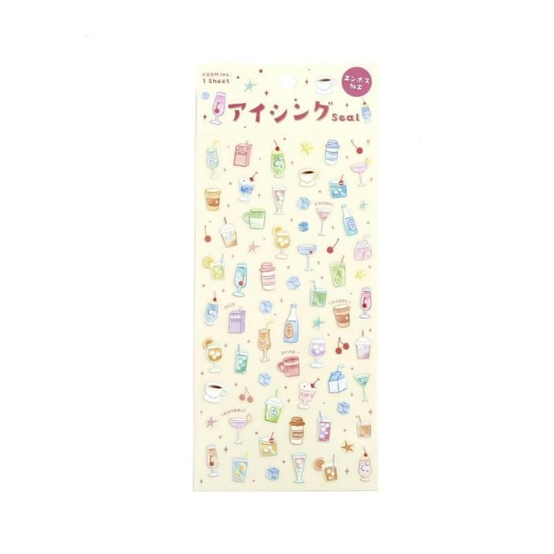 BGM Icing Sticker Sheet – Soft and Fluffy Drink