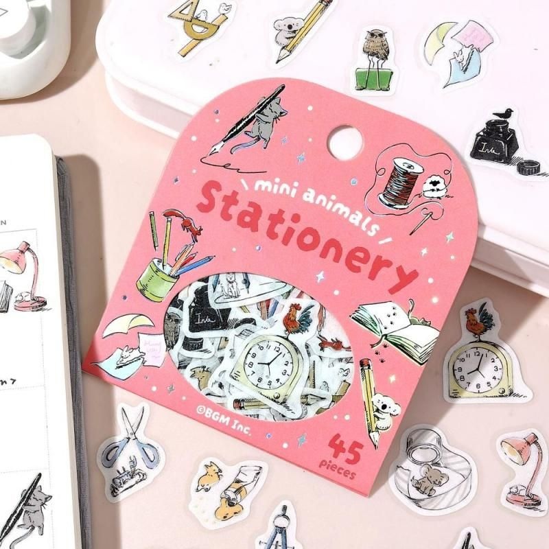 BGM Planner Sticker Flakes – Mini Mini Animals – Stationery