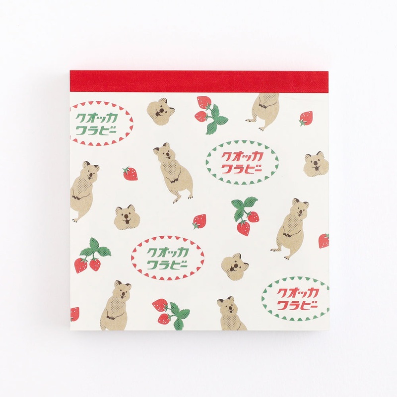 Green Flash Animal Department Store Memo Pad – Quokka