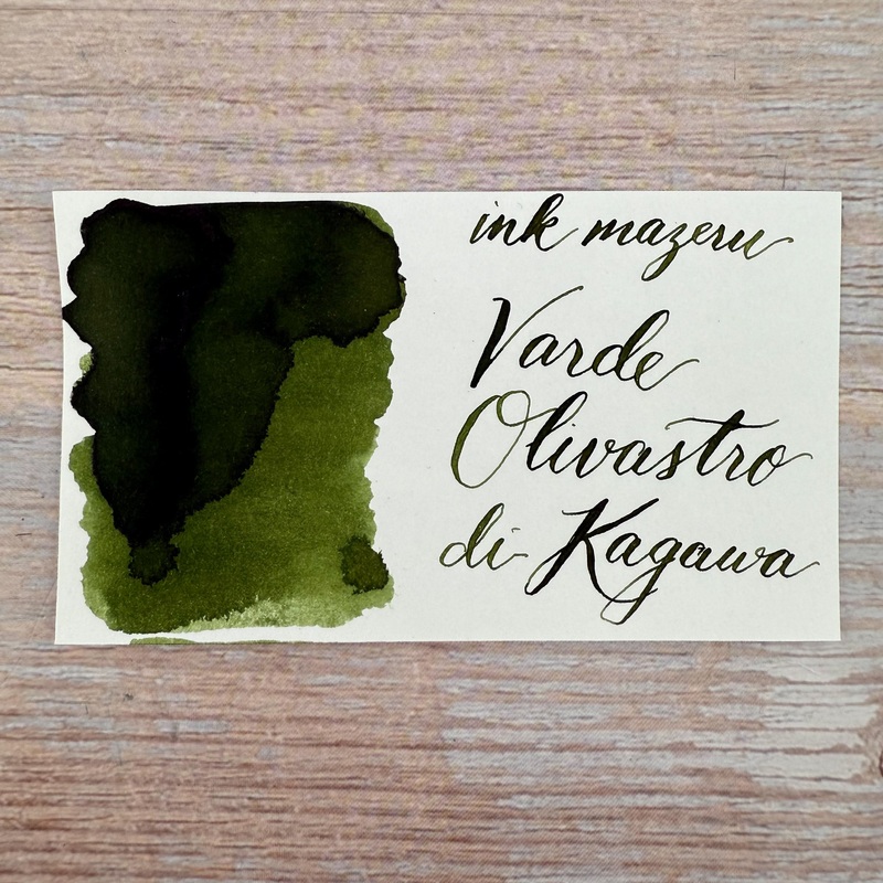 Ink Mazeru 18ml Bottled Ink – Varde Olivastro di Kagawa