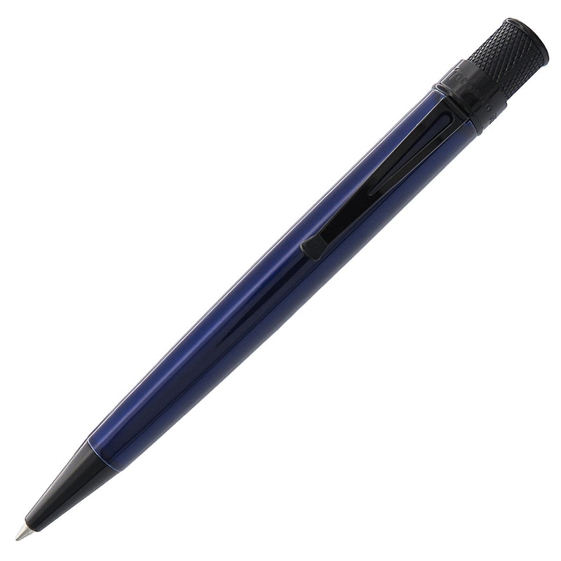 Retro 51 Tornado Stealth Rollerball Pen – Blue Black