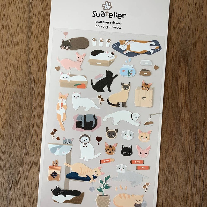 Suatelier Design Stickers – Meow