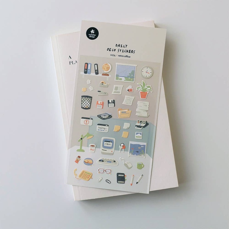 Suatelier Design Stickers – Retro Office