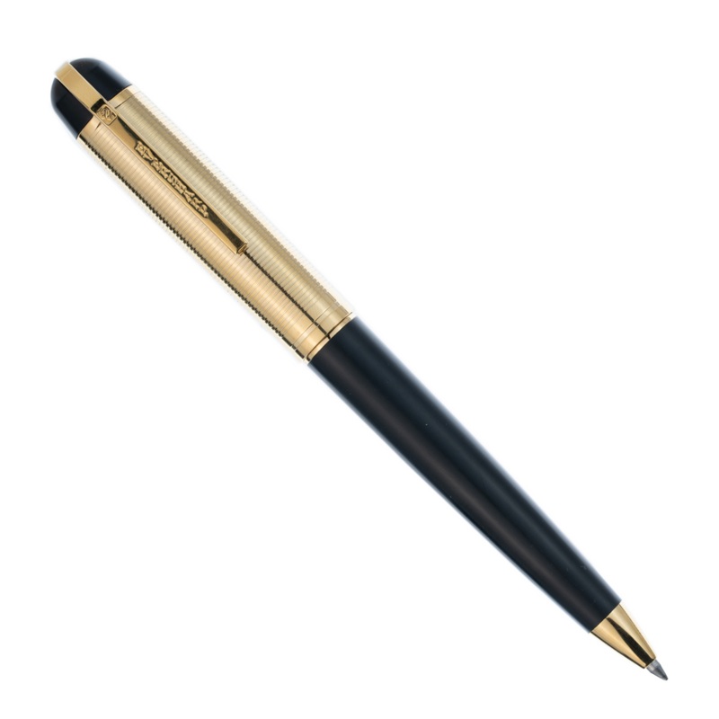 Wahl Eversharp Skyline Ballpoint Pen – Black w/Gold Trim