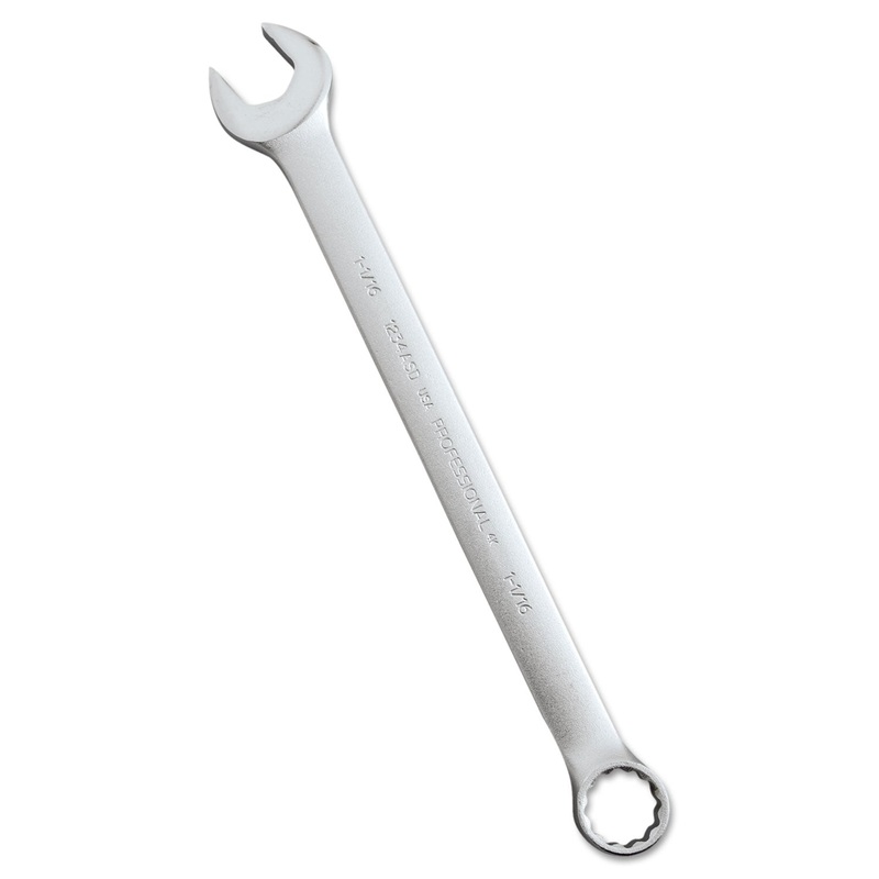 Proto Combination Wrench, 15 1/4″ Long, 1 1/16″ Opening, 12-Point Box