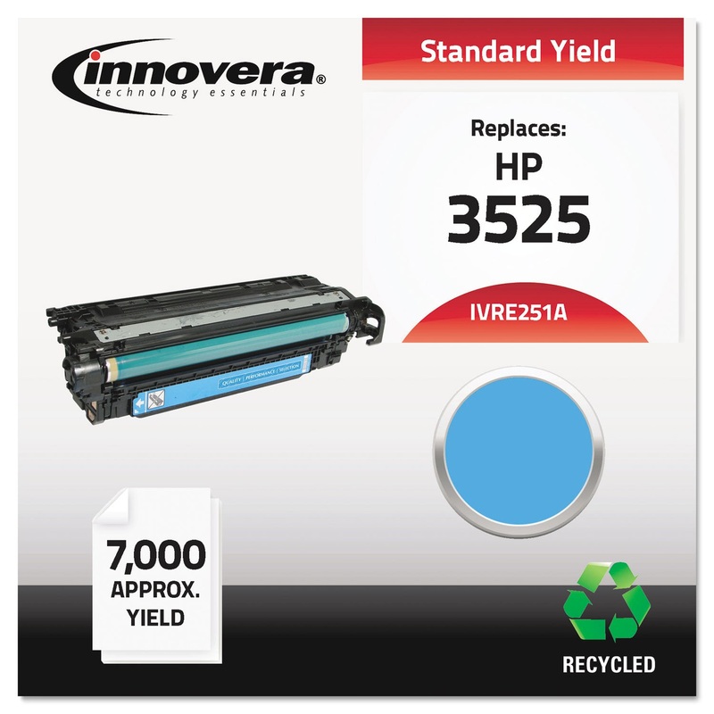 REMANUFACTURED CE251A (504A) TONER, 7000 PAGE-YIELD, CYAN
