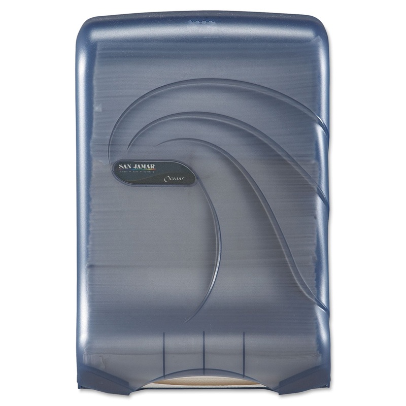 Ultrafold Multifold/c-Fold Towel Dispenser, Oceans, Blue, 11 3/4 X 6 1/4 X 18