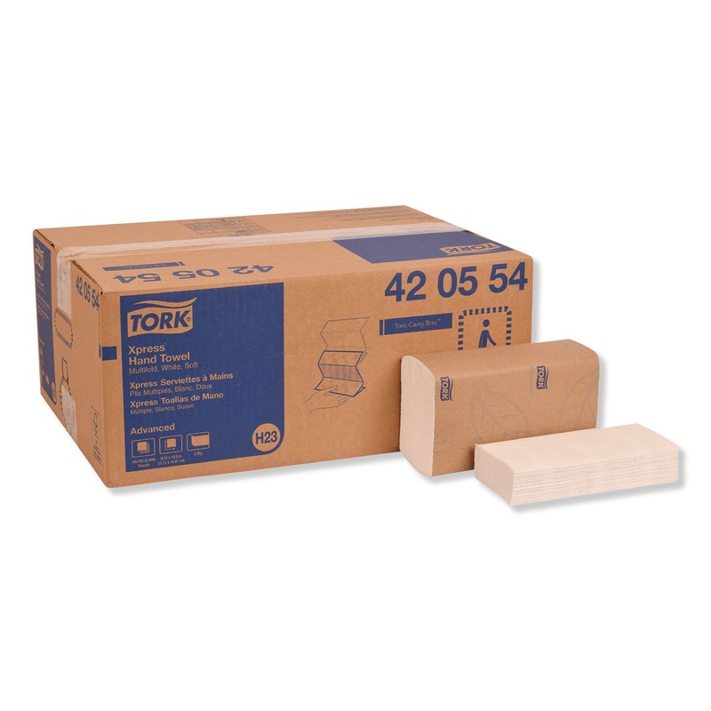 ADVANCED MULTIFOLD HAND TOWEL, 8.4 X 14.5, WHITE, 150/PACK, 16 PACKS/CARTON