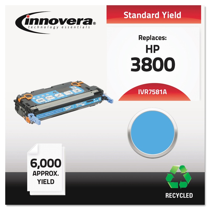 REMANUFACTURED Q7581A (503A) TONER, 6000 PAGE-YIELD, CYAN