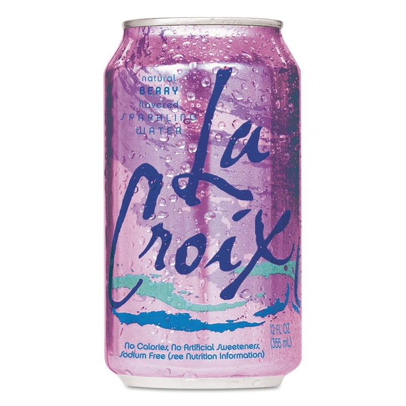 Sparkling Water, Berry, 12oz Can, 24/carton