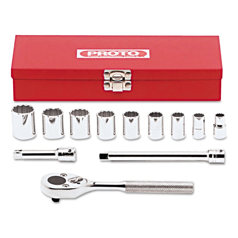 Torqueplus 12-Piece Socket Set, Sae, 3/8″ Drive