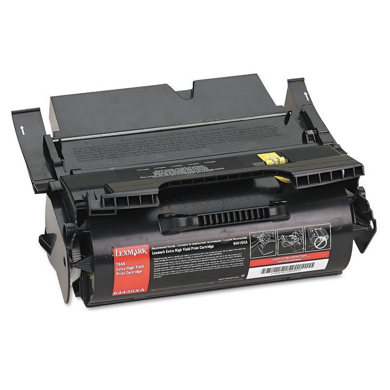 64435XA (T644) EXTRA HIGH-YIELD TONER, 32000 PAGE-YIELD, BLACK