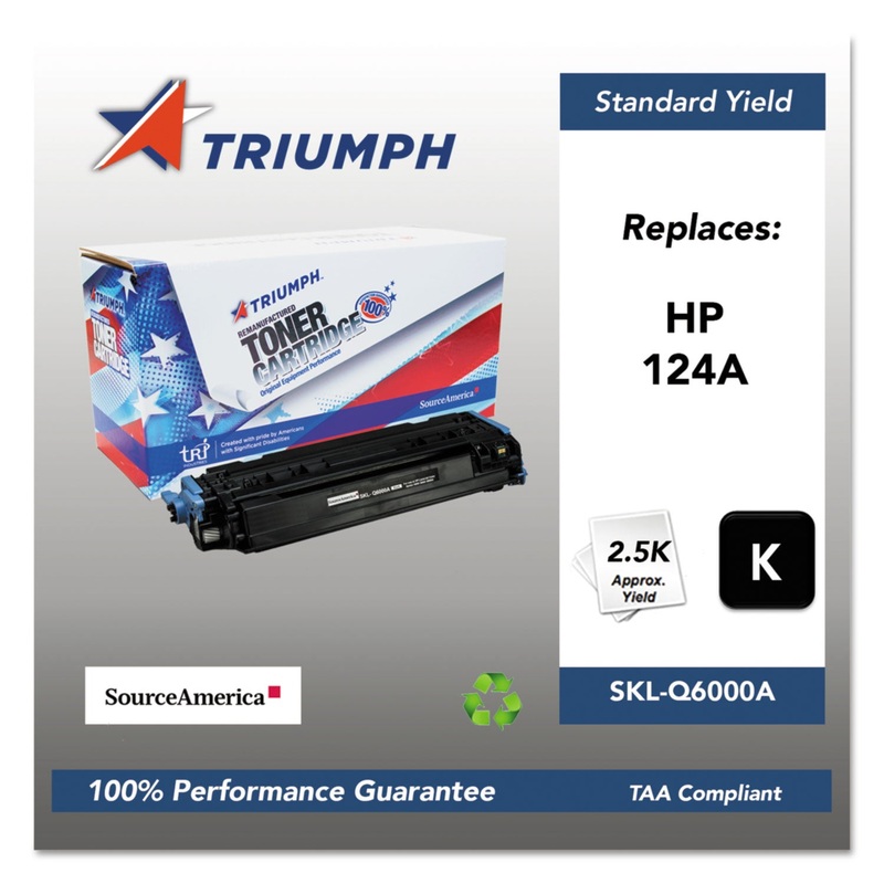 751000NSH0291 REMANUFACTURED Q6000A (124A) TONER, 2500 PAGE-YIELD, BLACK
