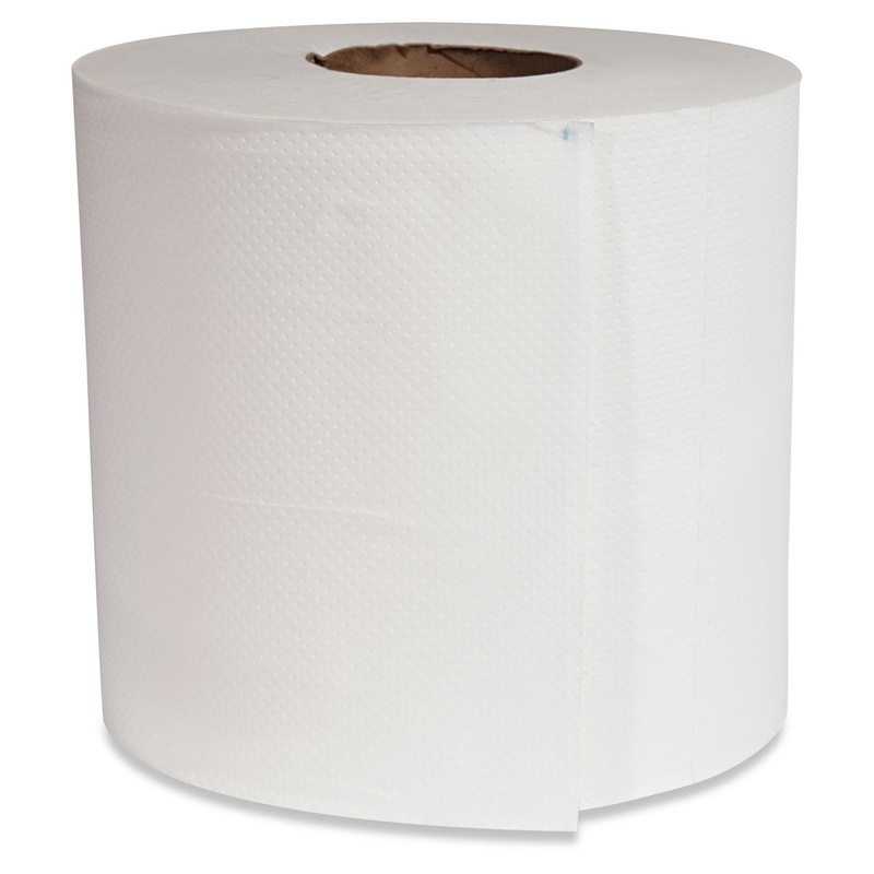 CENTER-PULL ROLL TOWELS, 7.5″ DIA., 12″ X 600 FT, WHITE, 6 ROLLS/CARTON