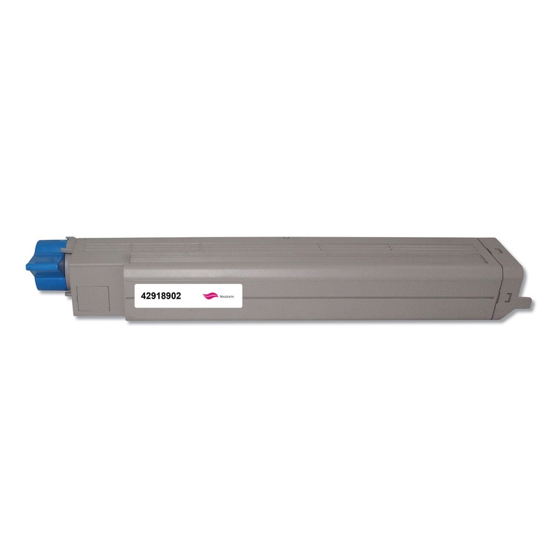 REMANUFACTURED 42918902 (TYPE C7) TONER, 15000 PAGE-YIELD, MAGENTA