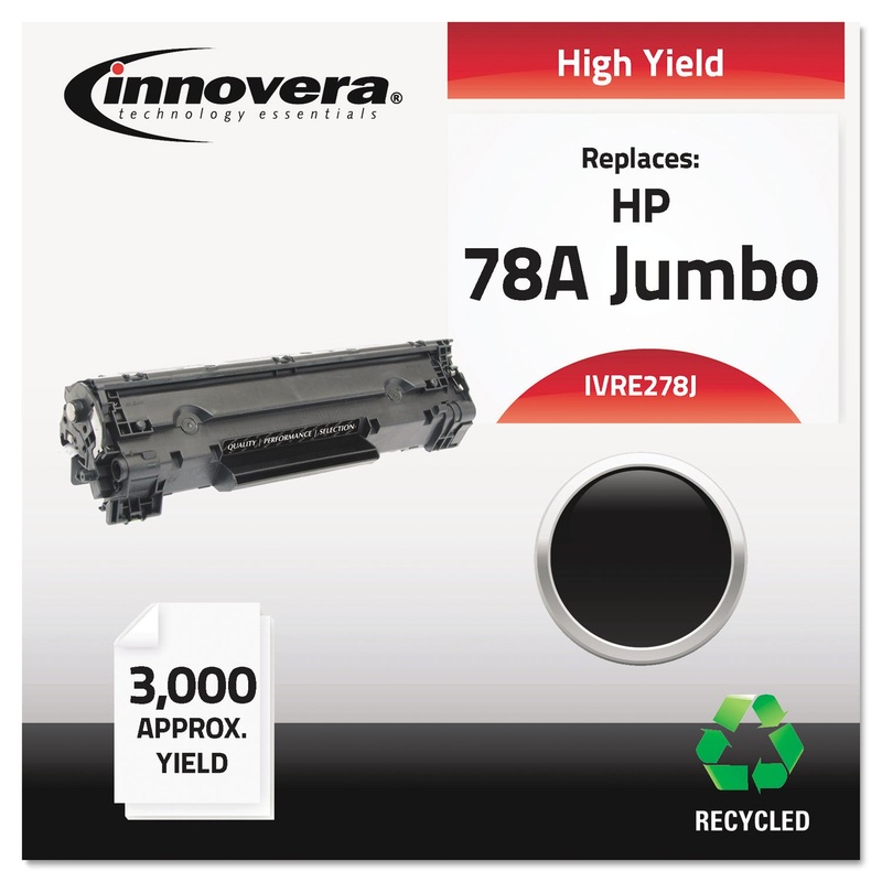 REMANUFACTURED CE278A(J) (78AJ) EXTRA HIGH-YIELD TONER, 3000 PAGE-YIELD, BLACK