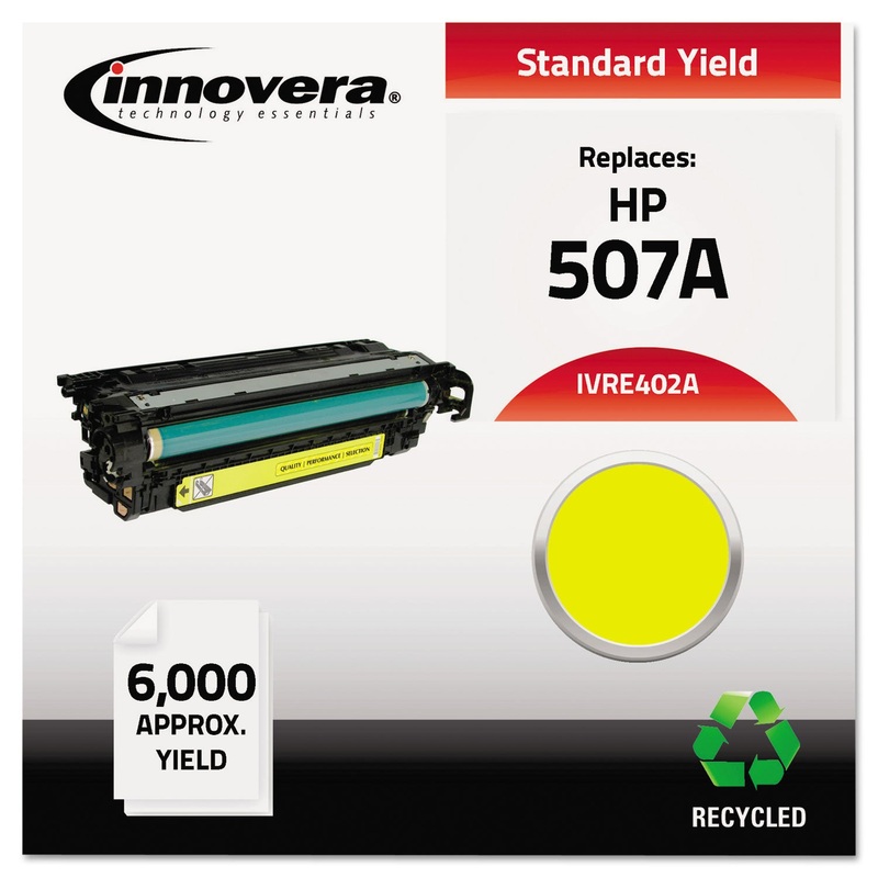 REMANUFACTURED CE402A (507A) TONER, 6000 PAGE-YIELD, YELLOW