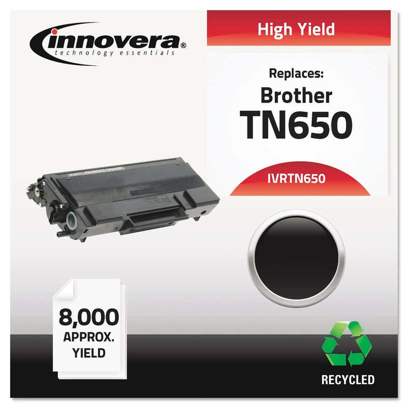 REMANUFACTURED TN650 HIGH-YIELD TONER, 8000 PAGE-YIELD, BLACK