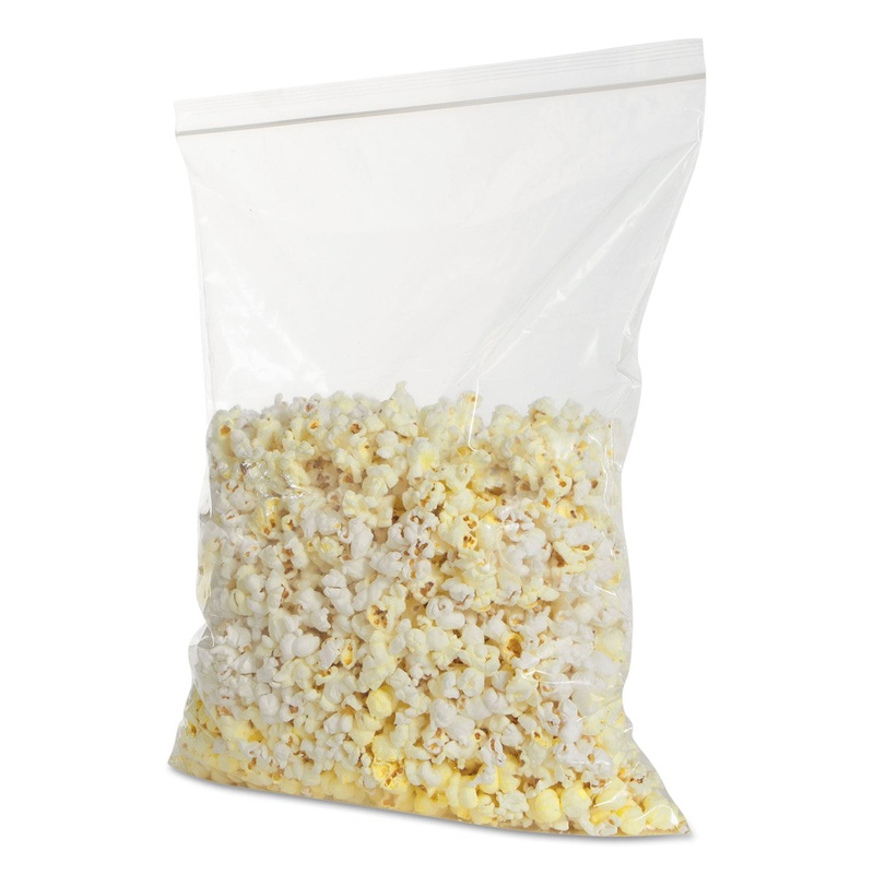 ZIPPIT RESEALABLE BAGS, 4 MIL, 13″ X 18″, CLEAR, 500/CARTON