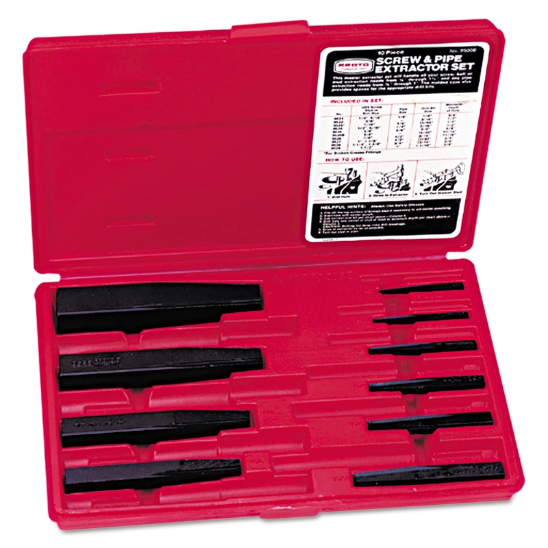 10-Piece Screw Extractor Set