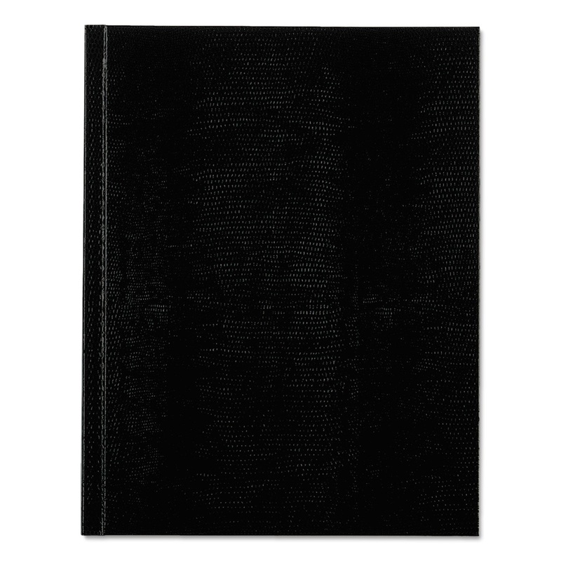 EXECUTIVE NOTEBOOK, MEDIUM/COLLEGE RULE, BLACK COVER, 9.25 X 7.25, 150 SHEETS