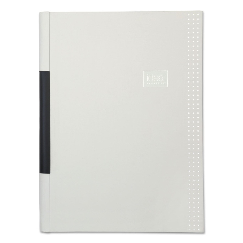 IDEA COLLECTIVE PROFESSIONAL CASEBOUND NOTEBOOK, WHITE, 8 1/4 X 11 3/4, 80 PAGES