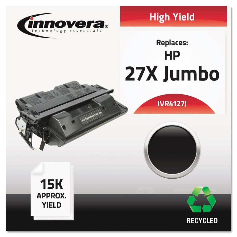 REMANUFACTURED C4127X(J) (27XJ) HIGH-YIELD TONER, 15000 PAGE-YIELD, BLACK