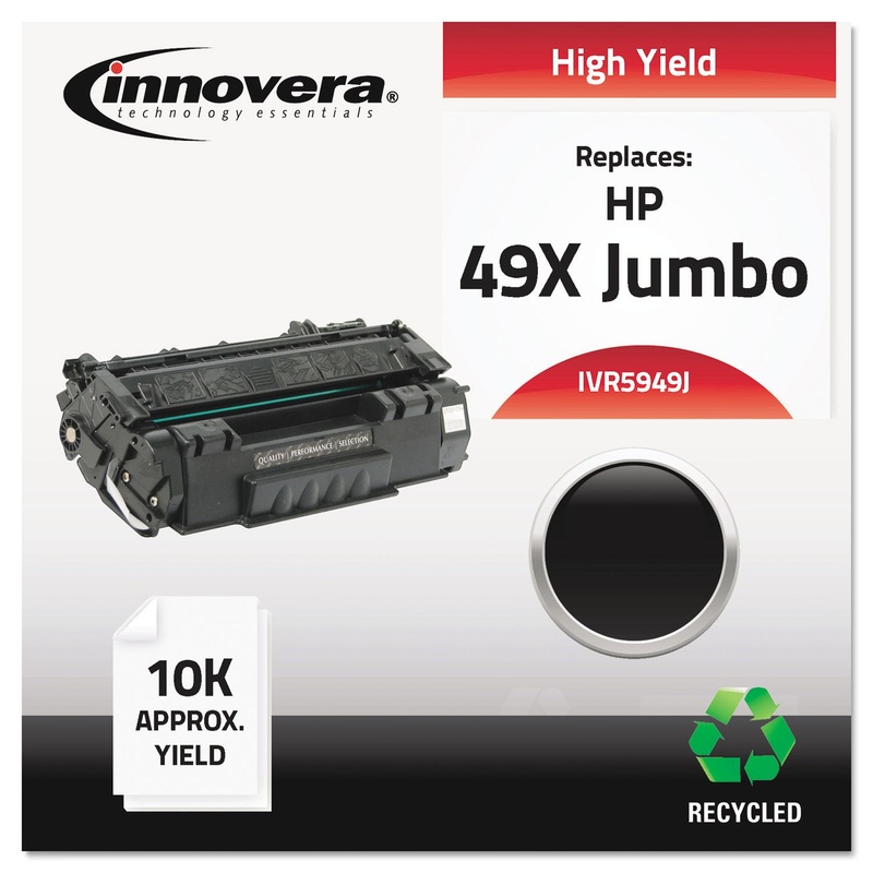 REMANUFACTURED Q5949X(J) (49XJ) HIGH-YIELD TONER, 10000 PAGE-YIELD, BLACK