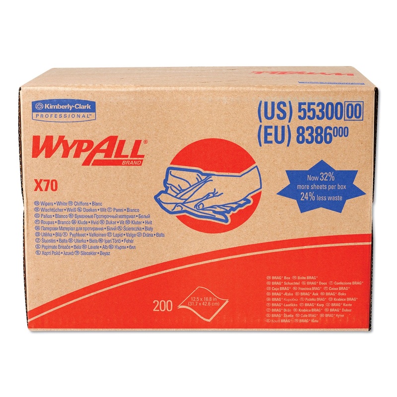 X70 CLOTHS, 16.8″ X 12 1/2″, 200/CARTON
