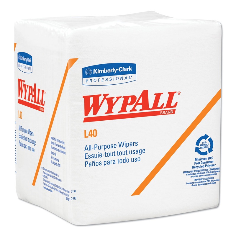 L40 Towels, 1/4 Fold, White, 12 1/2 X 12, 56/box, 18 Packs/carton