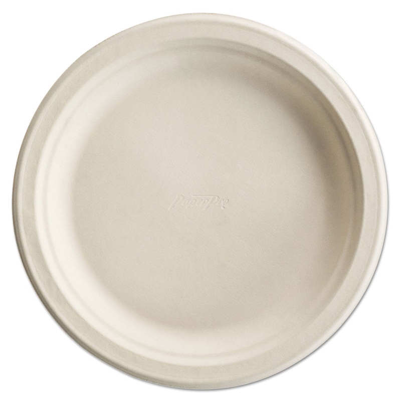 PAPER PRO ROUND PLATES, 8 3/4″, WHITE, 125/PACK