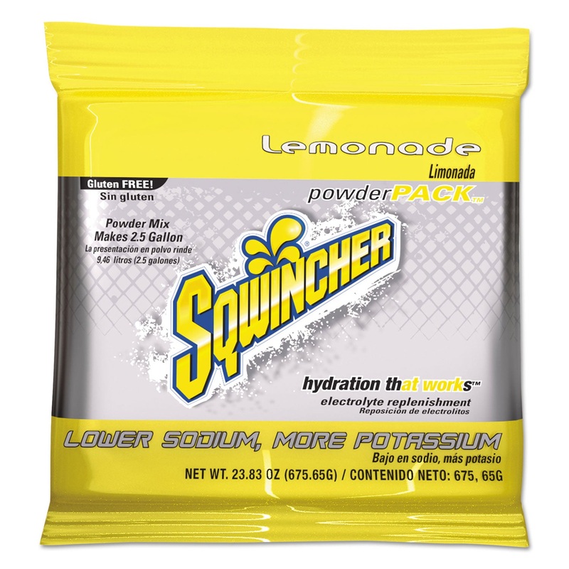 Powder Pack Concentrated Activity Drink, Lemonade, 23.83 Oz Packet, 32/carton