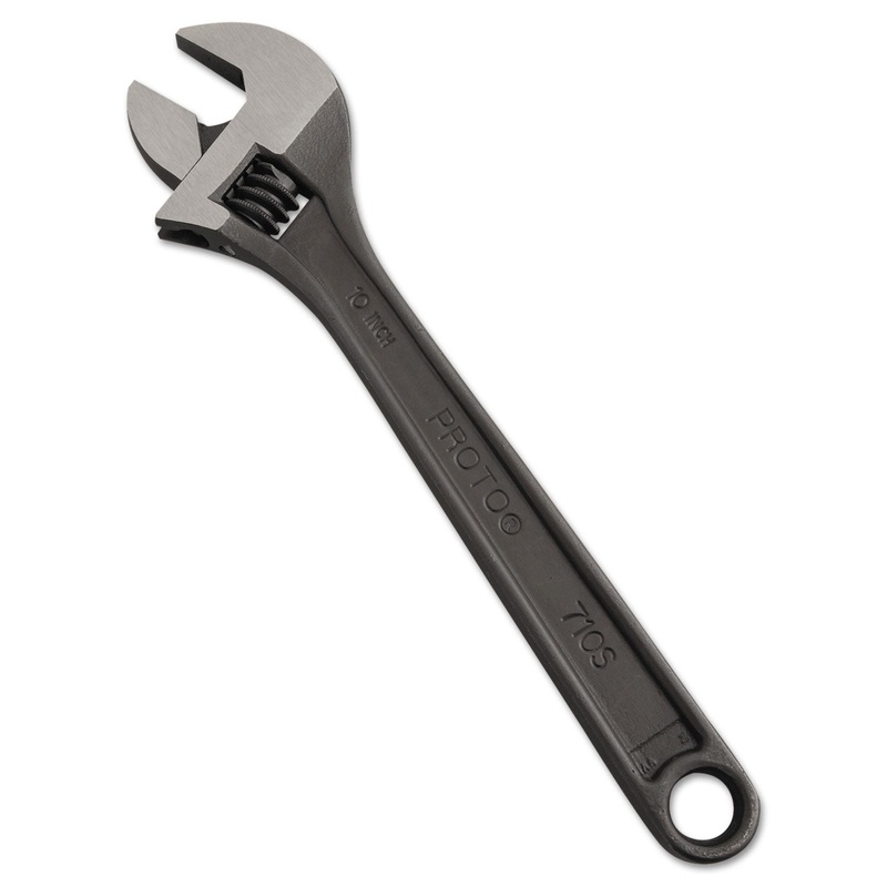 Proto Protoblack Adjustable Wrench, 10″ Long, 1 5/16″ Capacity