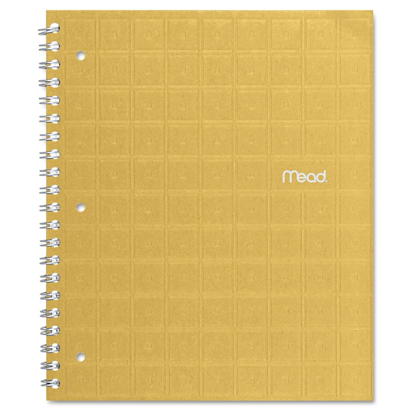 RECYCLED NOTEBOOK, 1 SUBJECT, MEDIUM/COLLEGE RULE, ASSORTED COLOR COVERS, 11 X 8.5, 80 SHEETS