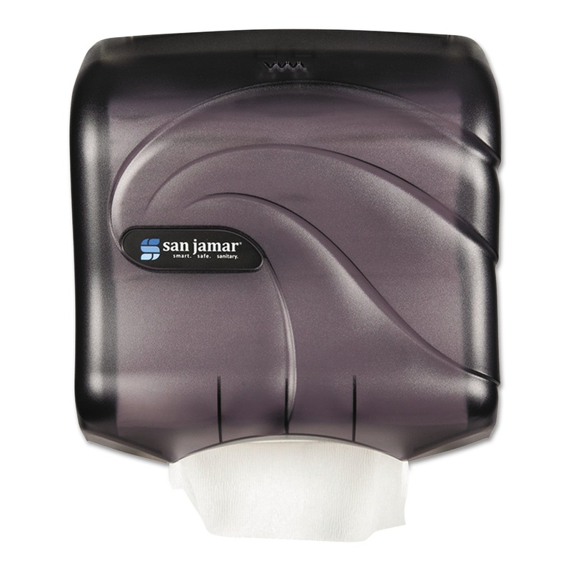 Ultrafold Towel Dispenser, 11 1/2 X 6 X 11 1/2, Plastic, Black Pearl