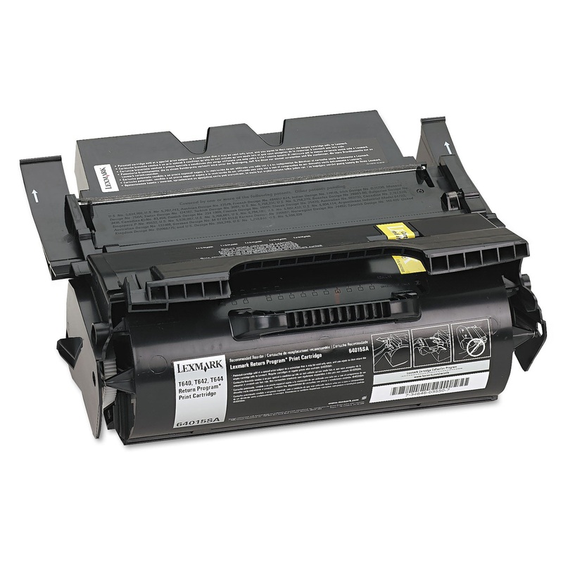 64015SA RETURN PROGRAM TONER, 6000 PAGE-YIELD, BLACK