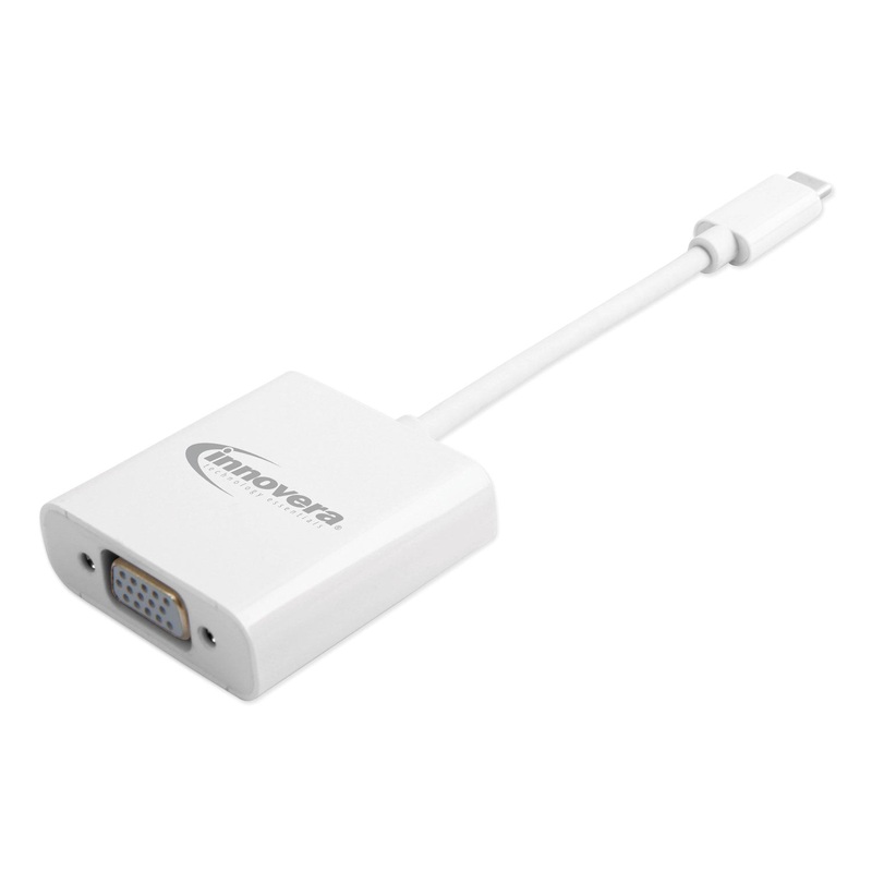 USB TYPE-C VGA MULTIPORT ADAPTER, USB-C; USB 3.0; VGA