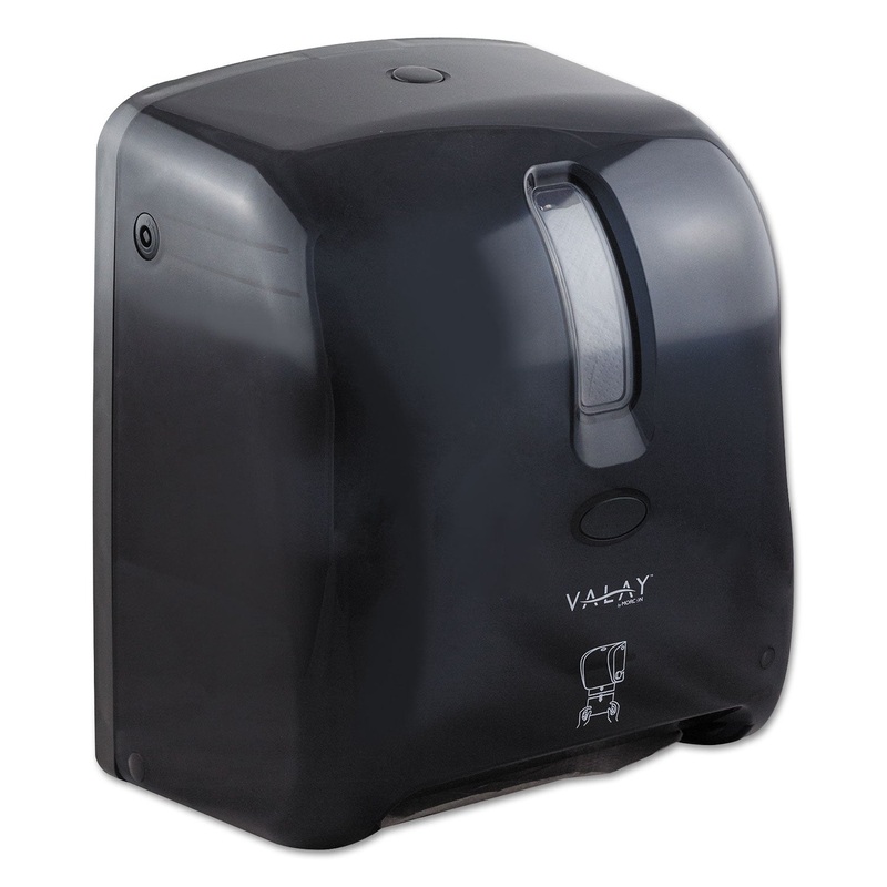 Valay Hardwound Towel Dispenser, 11.75″ X 14″ X 8.5″, Black