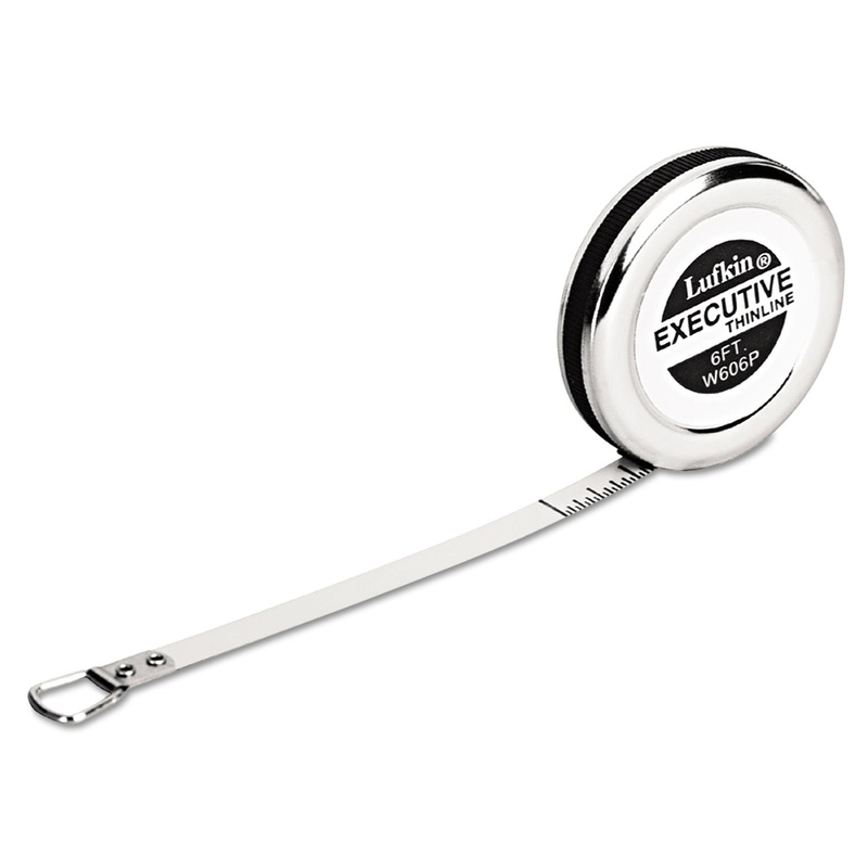 Executive Diameter Pocket Measuring Tape, 1/4″ X 6ft