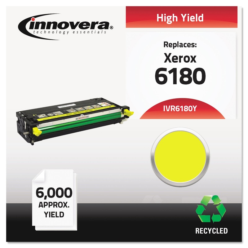 REMANUFACTURED 113R00725 (6180) HIGH-YIELD TONER, 6000 PAGE-YIELD, YELLOW