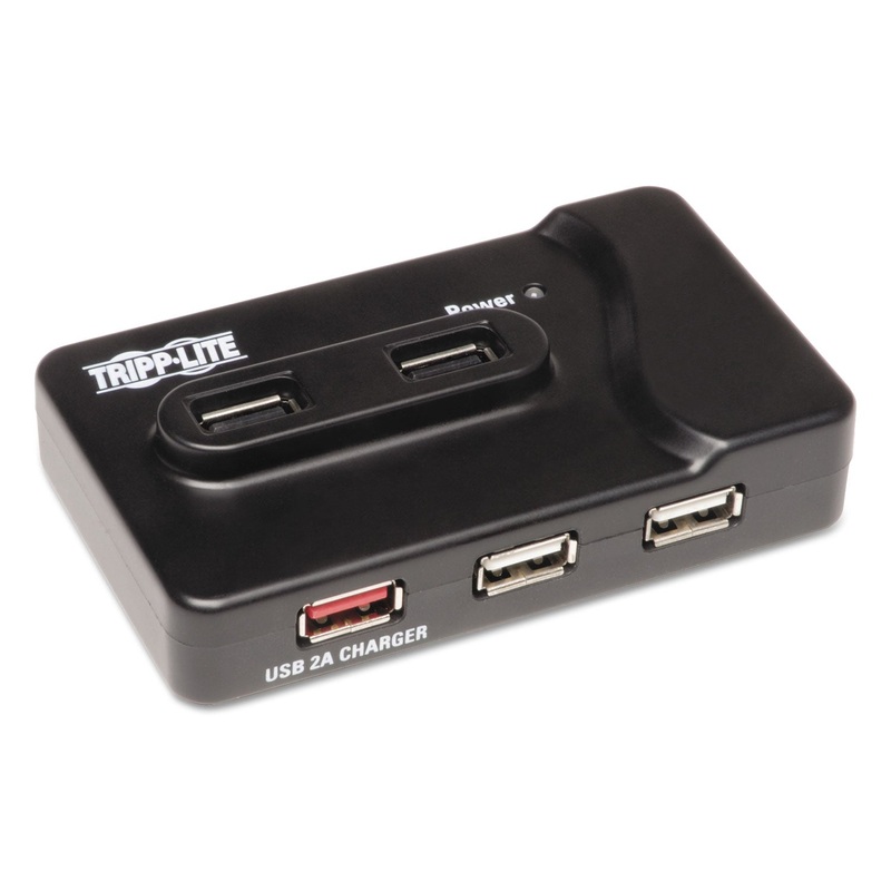 USB 3.0 SUPERSPEED CHARGING HUB, 6 PORTS, BLACK