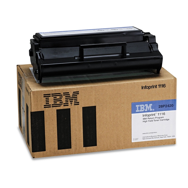 28p2420 High-Yield Toner, 6000 Page-Yield, Black
