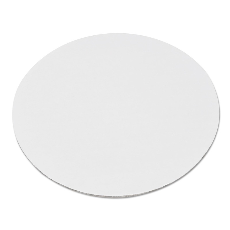 Bakery Cake Pads, 8″ Dia, White, 100/carton