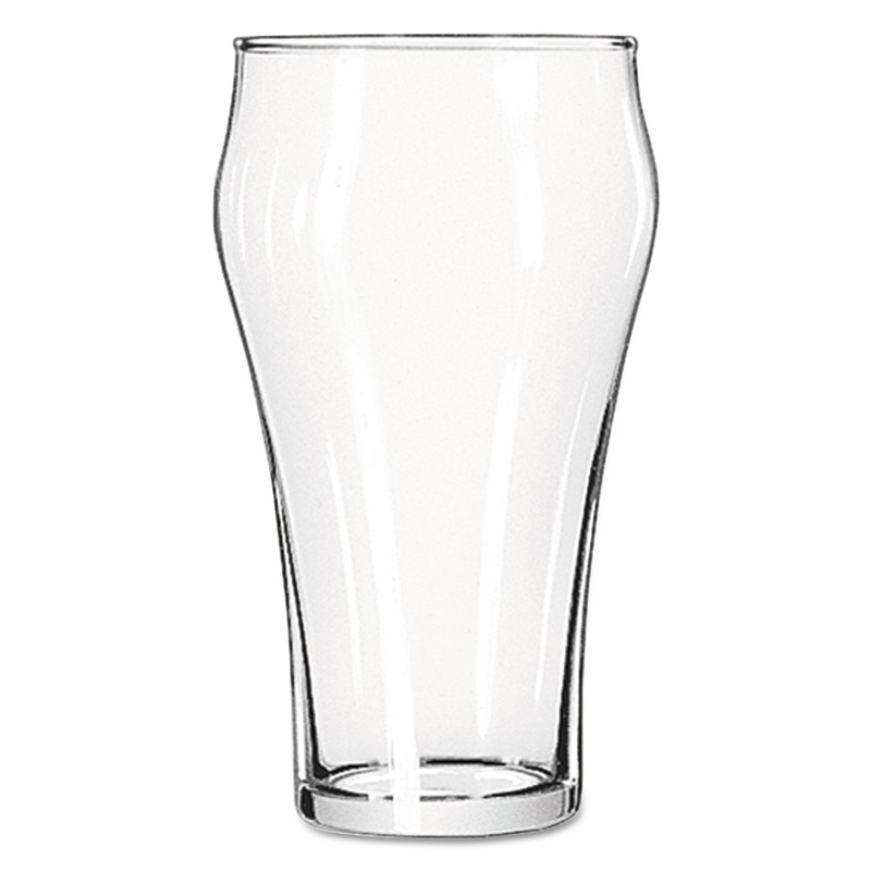 Bell Soda Glasses, 21 Oz, Clear, 36/carton