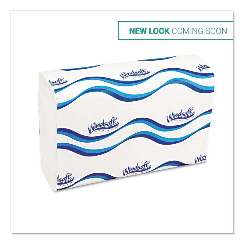 C-FOLD PAPER TOWELS, 1 PLY, 10.2 X 13.25, WHITE, 200/PACK, 12 PACKS/CARTON